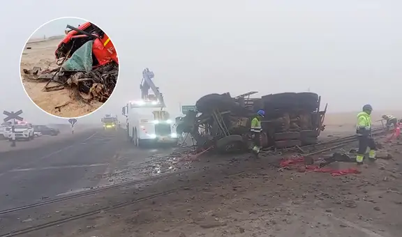 Arequipa: choque de tren de PeruRail y cisterna deja dos heridos