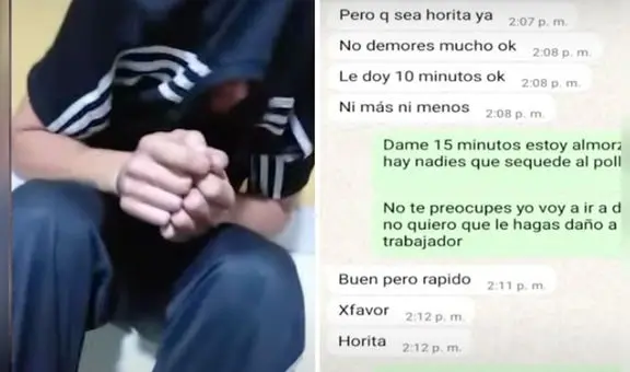 Trabajador de pollería en Comas se autosecuestra para extorsionar a su jefa, dueña del negocio: fingía golpes y enseñaba armas