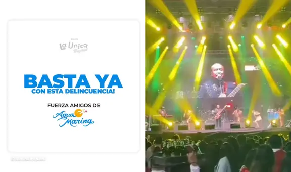 La Única Tropical se pronuncia tras balacera que sufrió Agua Marina en concierto de Chorrillos: “Basta ya”