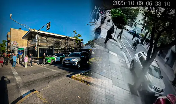 Balean a peruano cerca de estación del Metro de Santiago en Chile: cámaras captan presunto crimen por encargo