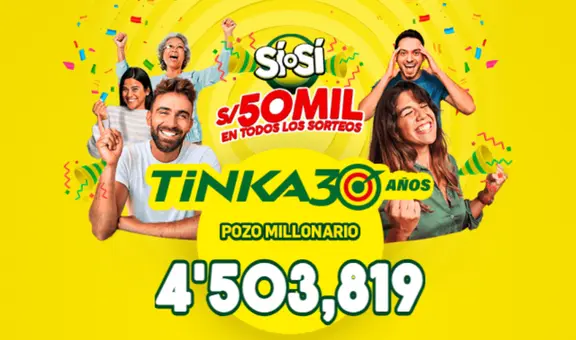 Sorteo La Tinka EN VIVO hoy sábado 12 de octubre: resultados, números ganadores y a cuánto asciende el pozo millonario