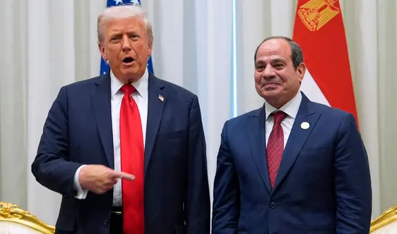 Donald Trump elogia al presidente de Egipto por su papel clave que permitió un cese el fuego en Gaza
