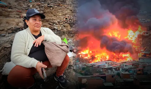 Mujer afectada por incendio en Pamplona Alta, en SJM, pide no ser reubicada de donde vivió por 14 años: "Lo hago por mis nietos"