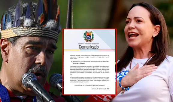 Nicolás Maduro cierra embajada venezolana en Noruega tras entrega de Nobel de la Paz a María Corina Machado