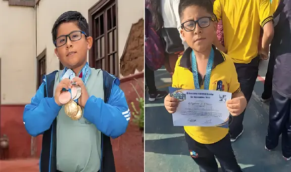 Niño peruano de 9 años que vendió su bicicleta para ir al Mundial de Matemáticas ganó el oro