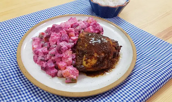 Menú del día: Esta es la forma más práctica de preparar pollo al horno con ensalada rusa en casa