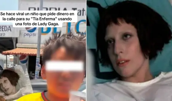 Niño en México se hace viral por pedir dinero con foto de Lady Gaga: ''¿Y en qué hospital está la tía Gaga?''