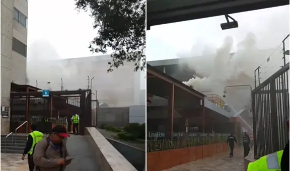 Alerta por amago de incendio en Real Plaza Centro Cívico: Bomberos atienden emergencia