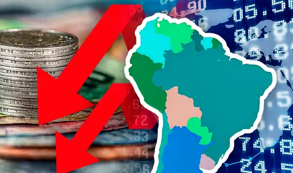 Los 3 países de América Latina con el peor crecimiento económico en este 2025, según pronóstico del FMI