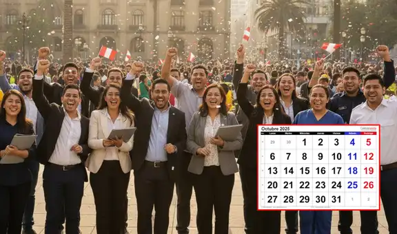 Trabajadores del sector público y privado en Perú podrían gozar de un nuevo feriado nacional en octubre: conoce la propuesta del Congreso