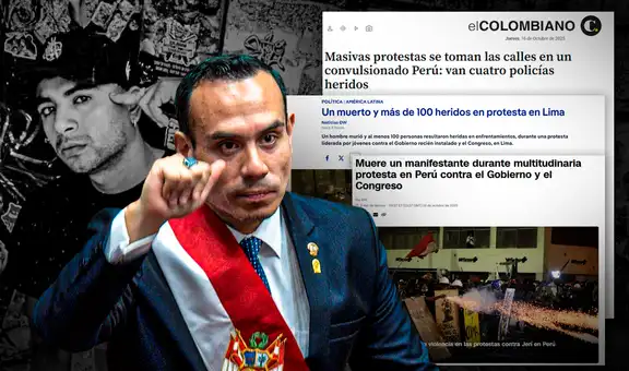 "Se agudiza la crisis": así informó la prensa internacional la muerte de Mauricio Ruiz en protesta contra el gobierno de José Jerí