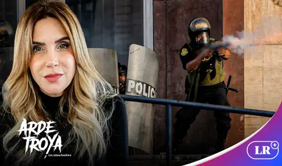 Juliana Oxenford: “¿Así responde la policía ante una manifestación pacífica, atacando a jóvenes inocentes?”