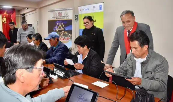 Corte de Cajamarca fortalece la justicia de paz con nueva capacitación en el sistema SISJUPAZ