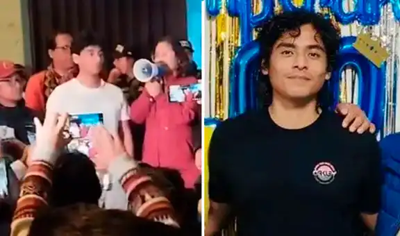 Liberan a Diego Echevarría, estudiante de la PUCP detenido durante protesta del 15 de octubre: "Tenemos que seguir luchando"