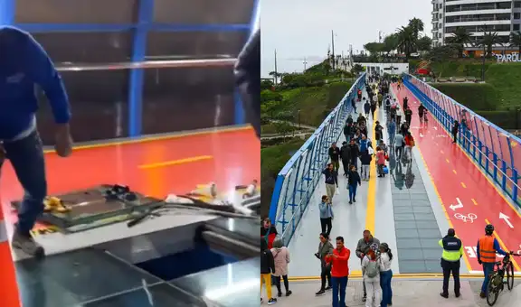 Municipalidad de Miraflores da mantenimiento a Puente de la Paz tras alertas de posibles fallas