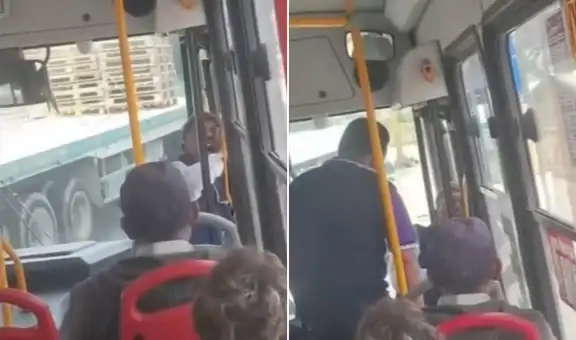 Conductor de la 10E atrapa a delincuente que intentó robarle el dinero de los pasajes en Rímac: lo entregó a la Policía