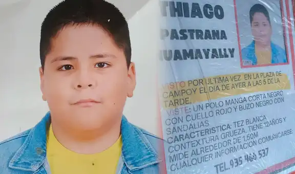 Menor de 12 años con TDAH desapareció en San Juan de Lurigancho: fue visto por última vez en SJM