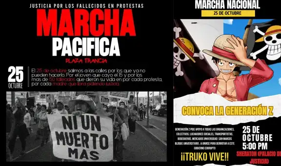 Generación Z convoca a nueva marcha para este 25 de octubre tras asesinato de Eduardo Ruiz