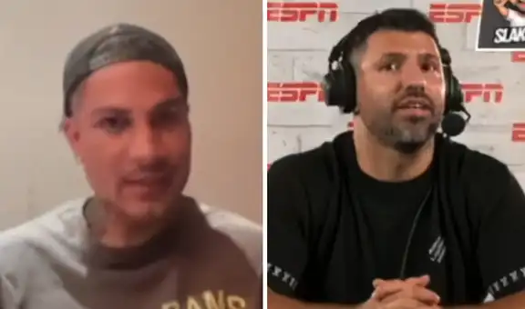 La reacción del Kun Agüero ante invitación de Paolo Guerrero al Perú: "Para que veas a Alianza Lima, el más grande"