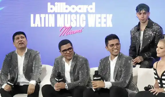 ¡Orgullo peruano! Grupo 5 se luce en la Billboard Latin Music Week 2025 en Miami y deja en alto la cumbia del país
