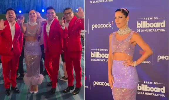 María Pía Copello se luce en la alfombra roja de los Premios Billboard y confiesa: “¡No puedo estar más feliz!”