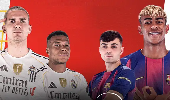 Real Madrid vs Barcelona EN VIVO HOY: golazo de Kylian Mbappé en el clásico español de LaLiga