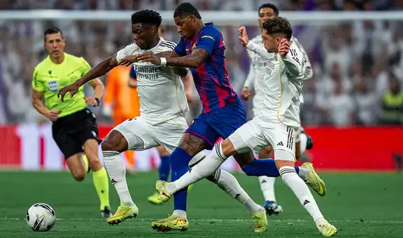 Mirar Real Madrid vs Barcelona EN VIVO por LaLiga EA Sports: goles de Kylian Mbappé y Bellingham en el clásico español