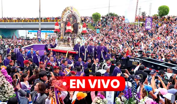 Señor de los Milagros EN VIVO: sigue el quinto recorrido de la sagrada imagen por las calles de Lima