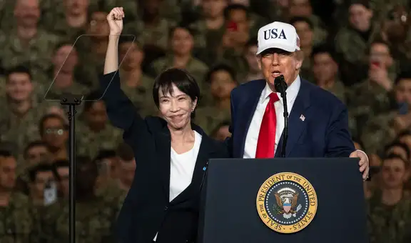 Donald Trump y Sanae Takaichi prometen una 'nueva edad de oro' entre Estados Unidos y Japón