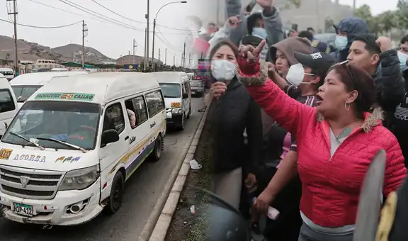 Paro de transportistas en Callao: protestan en av. Gambetta por asesinato de chofer durante estado de emergencia