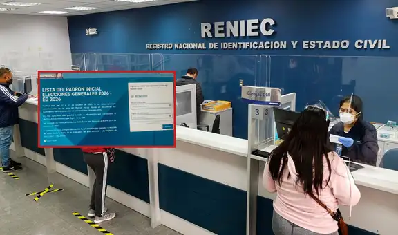 Usuarios reportan que Reniec expone datos personales en la web del Padrón de Elecciones 2026 en medio de la inseguridad ciudadana