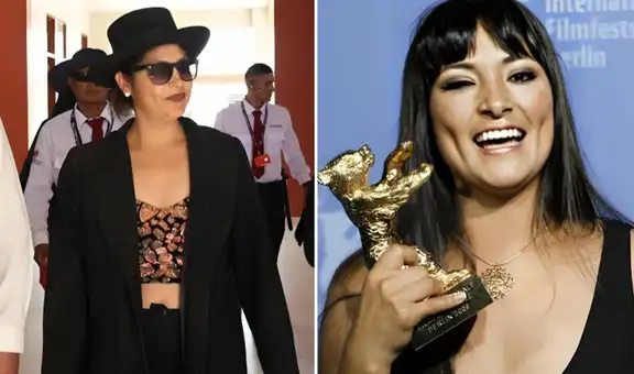 Magaly Solier reaparece tras ser internada en hospital y es homenajeada en universidad de su natal Huanta