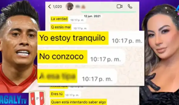 Pamela López expone chats de Christian Cueva donde juró por sus hijos que no fue infiel con Nadeska Widausky: "Ni la conozco"