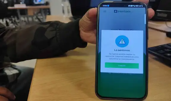 App de Interbank sufrió caída: usuarios reportaron que no pudieron ingresar a su cuenta bancaria
