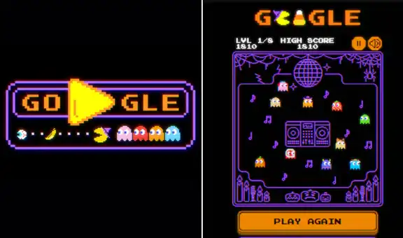 Halloween 2025: Google lanza edición especial de Pac-Man con 8 niveles 'espeluznantes'