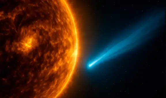 El cometa 3I/ATLAS aumentó su brillo al pasar detrás del sol mientras el mundo espera su reaparición