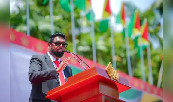 Presidente de Guyana califica de 'terrorismo' atentado en estación de gasolina perpetrado por venezolano