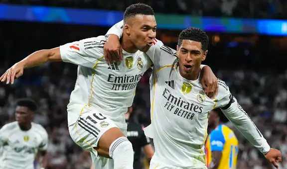 Kylian Mbappé volvió a marcar dos goles en un nuevo triunfo del Real Madrid en LaLiga española