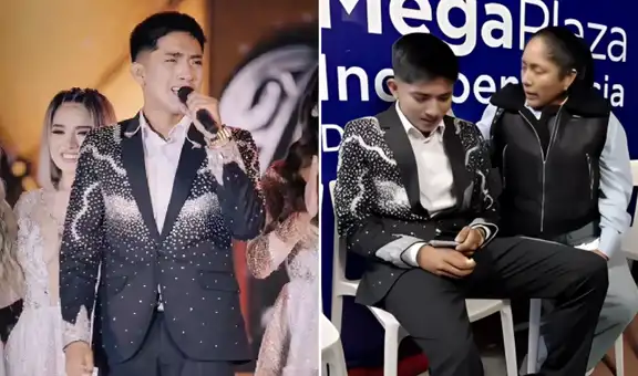 Óscar Junior de La Bella Luz rompe en llanto en pleno concierto por delicado motivo que le impidió continuar cantando