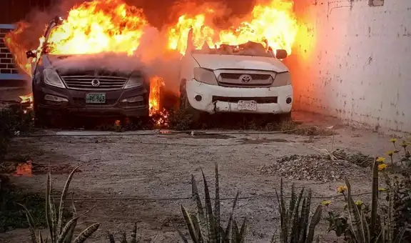 Dos patrullas de la Policía Nacional del Perú quedan calcinadas en Chimbote: Fiscalía investiga si incendio fue provocado