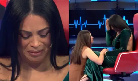 Beto Ortiz detiene su programa al ver llorar a Leslie Moscoso y su hija entra al set para consolarla: “Es algo que nunca quise contar aquí”