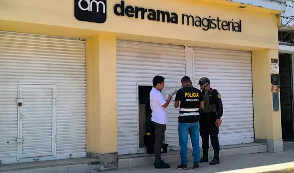 Falsos obreros asaltan local de la Derrama Magisterial en Piura: Policía logra capturar a uno tras intensa persecución