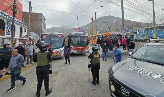 Transportistas acatan paro en Lima y Callao para exigir al Gobierno frenar los atentados contra choferes