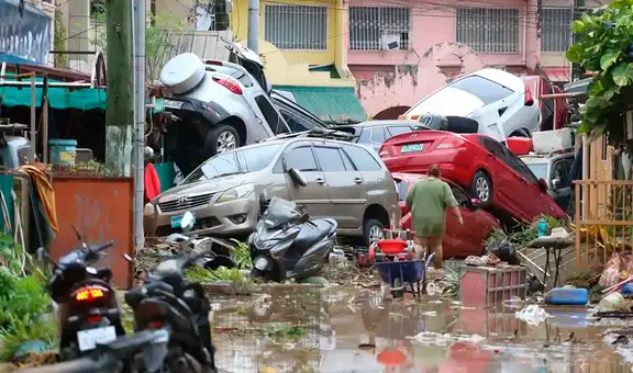 Tifón Kalmegui deja 40 muertos y 400.000 desplazados en Filipinas tras fuertes inundaciones y vientos intensos