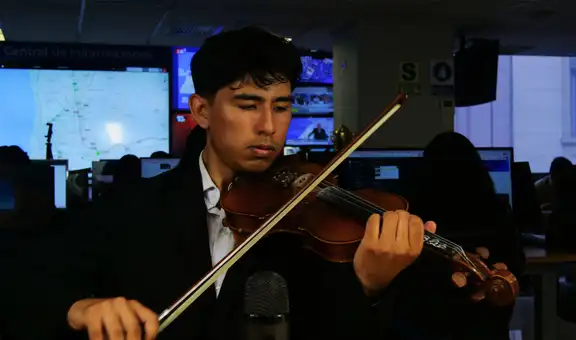 Ingresó a San Marcos por su papá y brilla como violinista a sus 22 años: "Quiero seguir tocando"
