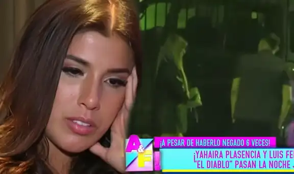Ampayan a Yahaira Plasencia entrando de madrugada con Luis Fernando a su departamento tras ser captada llorando en su carro
