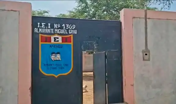 Delincuentes roban por quinta vez en colegio inicial de Piura