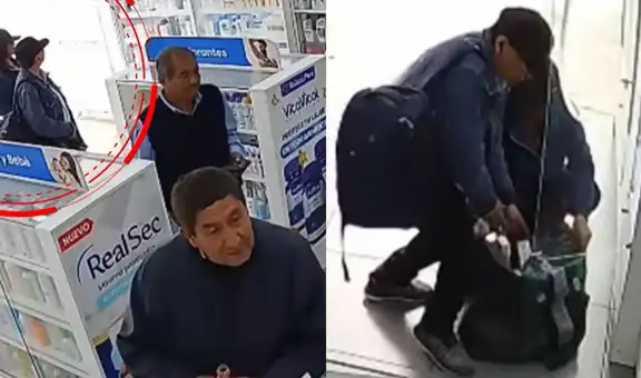 Banda de adultos mayores roba más de S/6.000 en productos de skincare en botica de San Miguel
