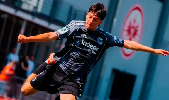 ¿Quién es Philipp Eisele Yupanqui, la joven promesa del Eintracht Frankfurt que convocó Manuel Barreto?