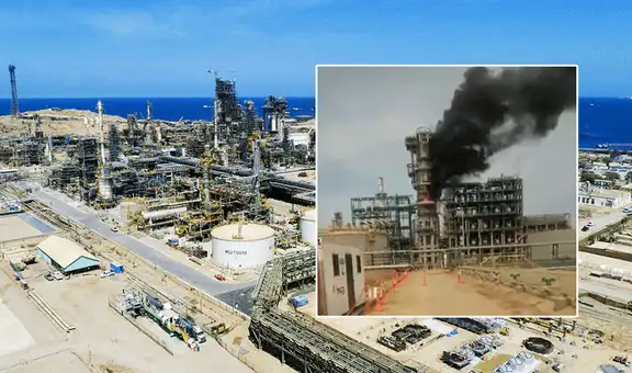 Refinería de Talara: incendio en unidad de destilación al vacío dejó un trabajador herido